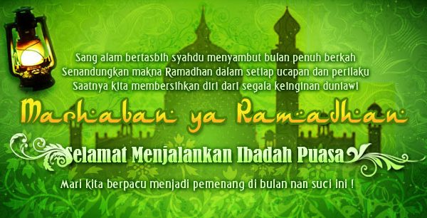 SELAMAT MENUNAIKAN IBADAH PUASA