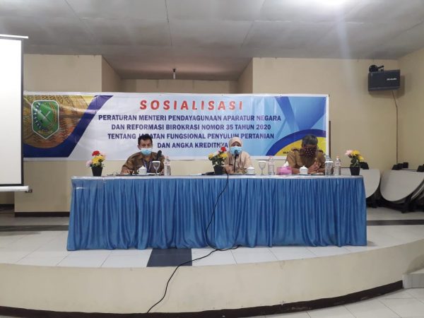 SOSIALISASI PERMENPAN RB NOMOR 35 TAHUN 2020 TENTANG JABATAN FUNGSIONAL PENYULUH PERTANIAN
