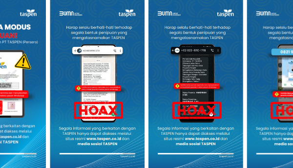 Waspada Modus Penipuan Mengatasnamakan PT. TASPEN (Persero)
